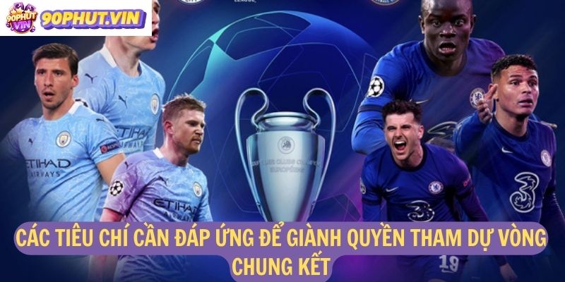Các tiêu chí cần đáp ứng để giành quyền tham dự vòng chung kết